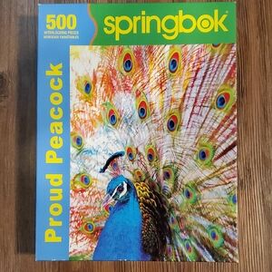 Proud Peacock Puzzle - Multicolor Design